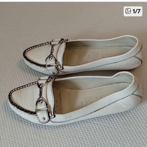 Geox Loafers with Silver Chain Detail